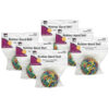 Rubber Bands - Ball (2.95" x 1-8") - Assorted Colors, Pack of 6