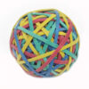 Rubber Bands - Ball (2.95" x 1-8") - Assorted Colors, Pack of 6