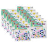 Creative Arts Wiggle Eyes, Round, Assorted Sizes & Colors, 100 Per Pack, 12 Packs