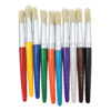 ERSCHL73210-3_1.jpg Creative Arts Stubby Round Brushes, Assorted Colors, 10 Per Pack, 3 Packs