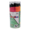 Creative Arts Plastic Artist Brushes, Assorted Colors, 144 Per Tub