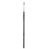 Water Color Paint Brushes with Round Pointed Tip, # 6, 11-16", Camel Hair, Black Handle, 12 Per Pack, 6 Packs