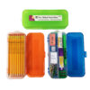 Pencil Box, Double Sided, Assorted Colors, Pack of 24