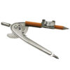 Ball Bearing Compass with Golf Pencil, Safety Point, Pack of 12