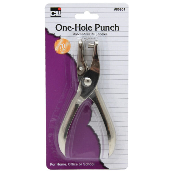 ERSCHL80901-12_1.jpg Paper Punch, 1-Hole with Catcher, Pack of 12