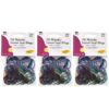 ERSCHL85000-3.jpg Metallic Book Rings, 1", Assorted Colors, 50 Per Pack, 3 Packs