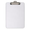 Letter Size Plastic Clipboard, Clear, Pack of 6