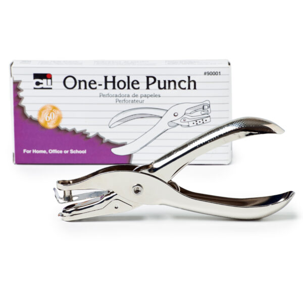 ERSCHL90001-12_1.jpg One-Hole Paper Punch with Metal Catcher, Pack of 12
