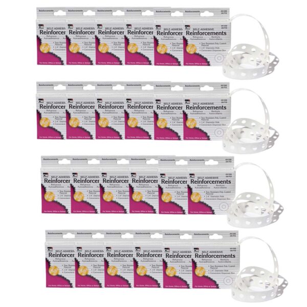 ERSCHL91200-24.jpg Hole Reinforcements, 200 Per Pack, 24 Packs