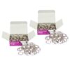 Loose Leaf Rings, 3-4", 100 Per Box, 2 Boxes