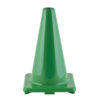 Hi-Visibility Flexible Vinyl Cone, Weighted, 12", Green