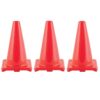 ERSCHSC12OR-3.jpg Hi-Visibility Flexible Vinyl Cone, 12", Orange, Pack of 3