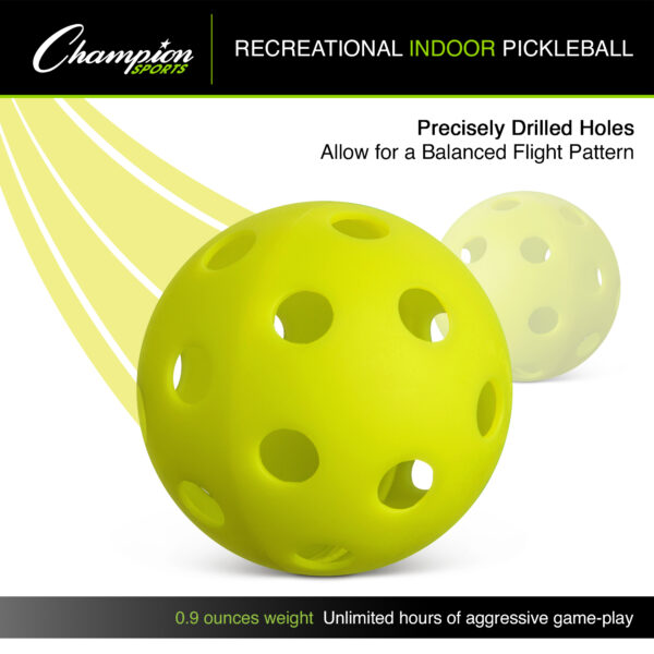 Recreational Indoor Pickleball Set, 6 Per Set, 2 Sets