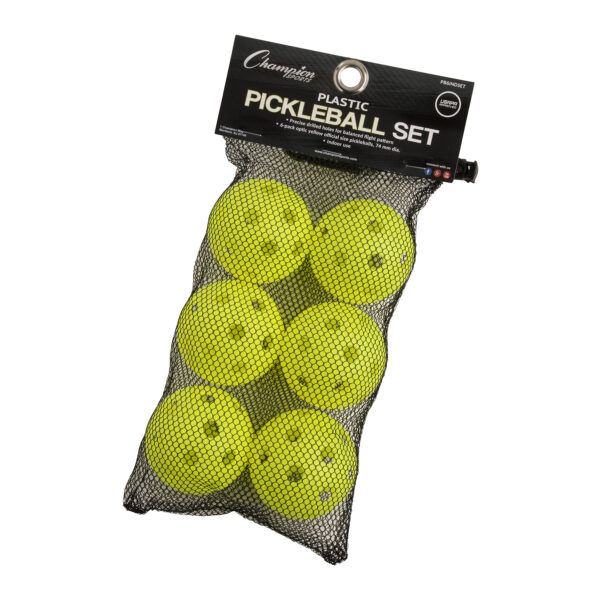 Recreational Indoor Pickleball Set, 6 Per Set, 2 Sets