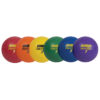 Rhino Poly 7" Playground Ball Set, Assorted Colors, Set of 6