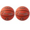 Offical Size Rubber Basketball, Orange, Pack of 2