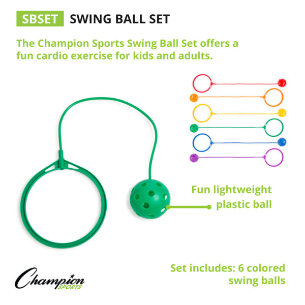 Swing Ball Set, Set of 6