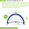 Pop-Up Half Moon Goal, 30" x 18"