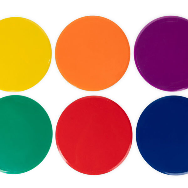 Extra Large Poly Spot Market Set, 12" Diameter, 6-Set