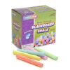 OLYMPUS DIGITAL CAMERA Blackboard Chalk, 5 Assorted Colors, 3-8" x 3-1-4", 60 Pieces Per Pack, 12 Packs