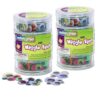 Wiggle Eyes Storage Stacker, Round Assorted Black, Painted & Bright, Assorted Sizes, 400 Pieces Per Pack, 2 Packs