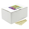 Economy Regular Craft Sticks, Natural, 4-1-2" x 3-8", 1000 Pieces Pack, 3 Packs