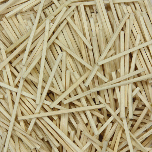 Mini Craft Sticks, Natural, 2-9-16", 500 Per Pack, 12 Packs