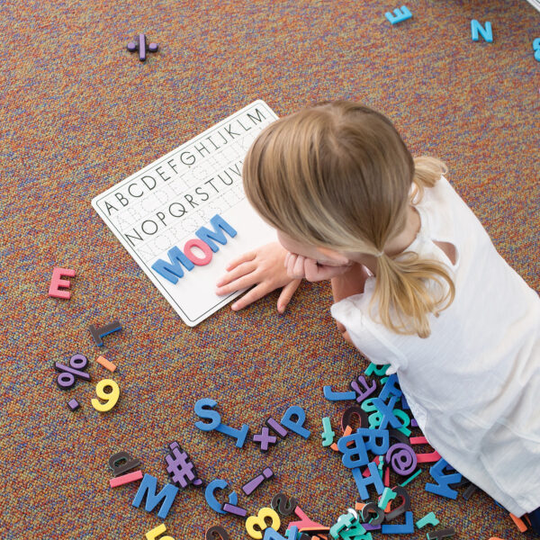 Magnetic Letters, Numbers & Symbols, Assorted Colors & Sizes, 130 Pieces