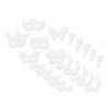 Die-Cut Paper Masks, Mardi Gras Assortment, Assorted Sizes, 24 Pieces Per Pack, 6 Packs