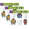 Die-Cut Paper Masks, Multi-Cultural Assortment, Assorted Sizes, 24 Per Pack, 3 Packs