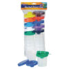 ERSCK-5100-2_1.jpg No-Spill Round Paint Cups with Colored Lids, 3" Dia., 10 Per Pack, 2 Packs