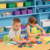 ERSCK-5100_2-1.jpg No-Spill Round Paint Cups with Colored Lids, 3" Dia., 10 Cups