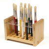ERSCK-5148_1.jpg Paint Brush Holder, Wood-Acrylic, 5" x 8.25", 1 Piece