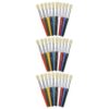 ERSCK-5183-3.jpg Beginner Paint Brushes, Round Stubby Brushes, 10 Assorted Colors, 7.5" Long, 10 Per Pack, 3 Packs