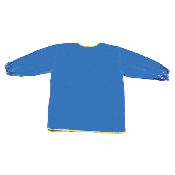 ERSCK-520802.jpg Long Sleeve Plastic Art Smock, Ages 3+, Blue, 22" x 18", 1 Count