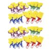 Foam Brush Classroom Pack, Assorted Colors & Sizes, 40 Pieces Per Pack, 2 Packs