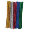 Jumbo Sparkle Stems, Assorted Colors, 12" x 6 mm, 100 Per Pack, 6 Packs