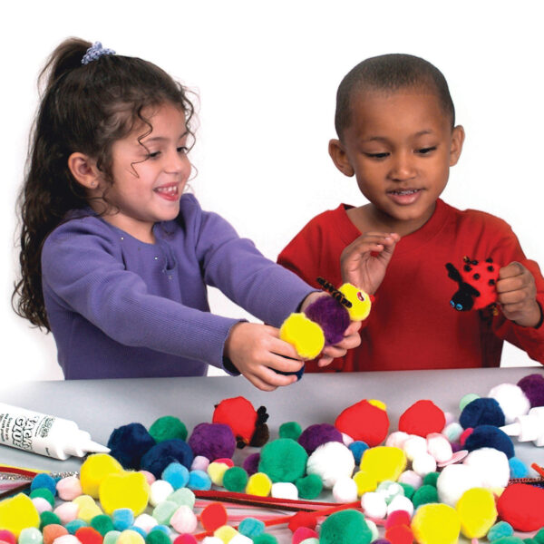 Pound of Poms, Assorted Colors & Sizes, 1 lb.
