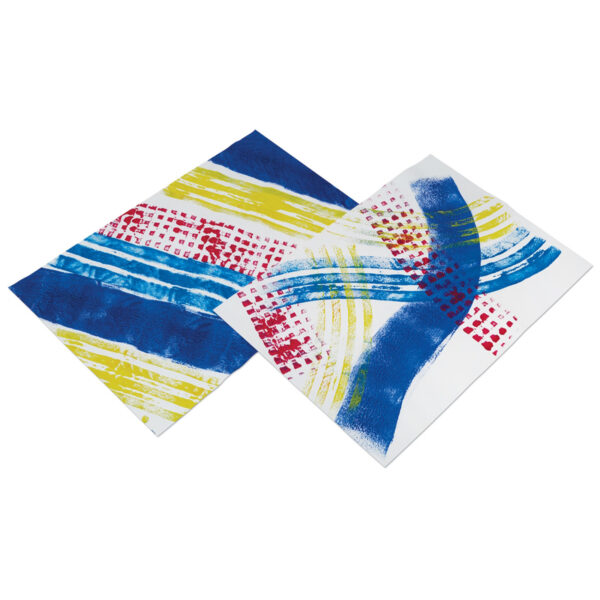 ERSCK-9086-2_1.jpg Foam Pattern Rollers and Tray, 4 Assorted Patterns, 8-1-2" x 17" Tray, 2 Sets