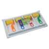ERSCK-9086-2_2.jpg Foam Pattern Rollers and Tray, 4 Assorted Patterns, 8-1-2" x 17" Tray, 2 Sets