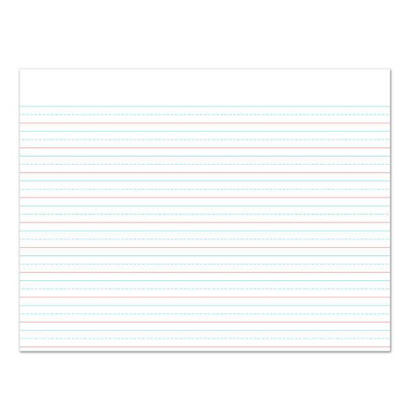 Letters & Learn Handwriting Tablet, 40 Sheets, 11" x 8-1-2", Pack of 6