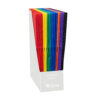 Two-Pocket Heavyweight Poly Portfolio Folder, Assorted Primary Colors, Pack of 36