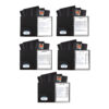ERSCLI33961-25.jpg Two-Pocket Heavyweight Poly Portfolio Folder with Prongs, Black, Pack of 25