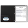 ERSCLI33961-25_1-1.jpg Two-Pocket Heavyweight Poly Portfolio Folder with Prongs, Black, Pack of 25
