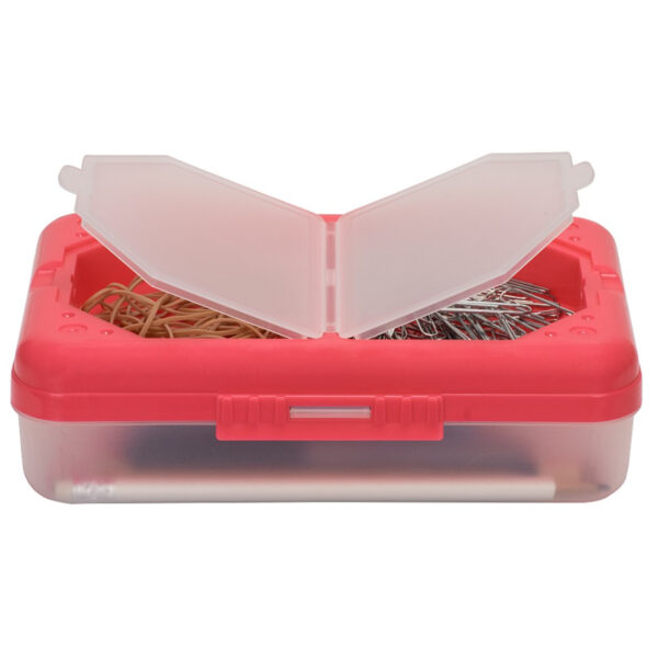 Storage Box, 3 Compartments, Assorted Colors, Pack of 3