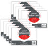 Index Cards, 4" x 6", White, Unruled, 50 Per Pack, 10 Packs