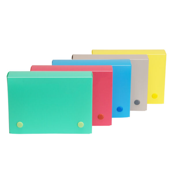 ERSCLI58046-12_1.jpg 4" x 6" Index Card Case, Assorted Tropic Tones, Pack of 12
