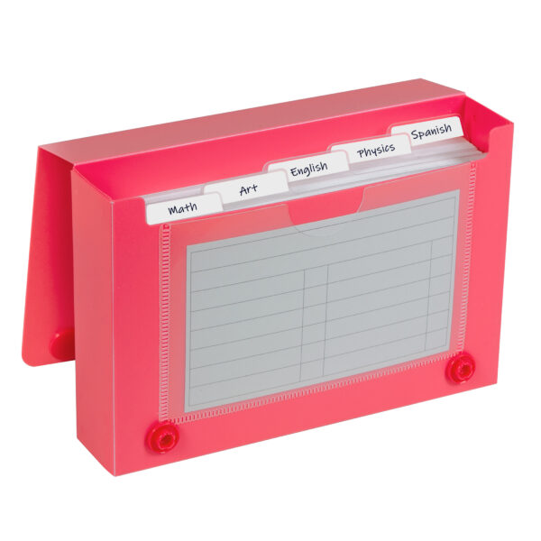 ERSCLI58335-24_3.jpg Index Card Case, 3" x 5", Assorted, Pack of 24