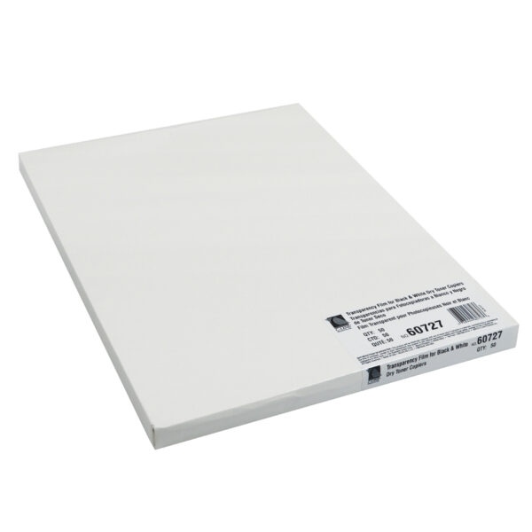 Plain Paper Copier Transparency Film, Clear, 8 1-2 x 11, 50 Sheets Per Pack, 2 Packs