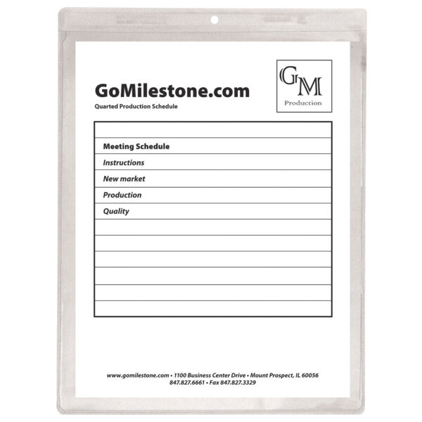 ERSCLI80911_1.jpg Vinyl Shop Ticket Holders, Welded, Both Sides Clear, 8-1-2" x 11", Box of 50
